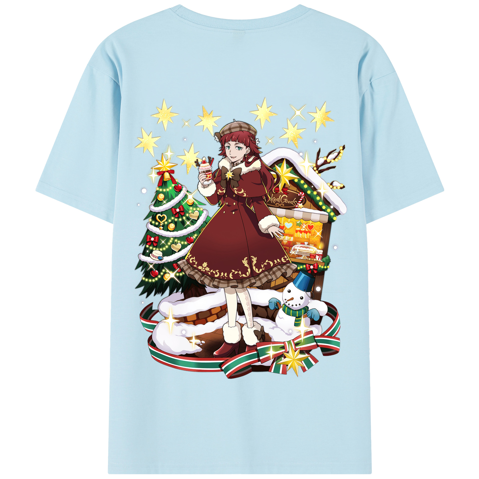 （画像用） 文豪ストレイドッグス Bungo Stray Dogs 綿100％半袖Tシャツ（背面プリント）